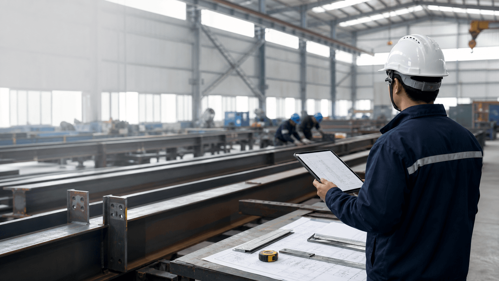 Factory audit for steel structure supplier verification in China